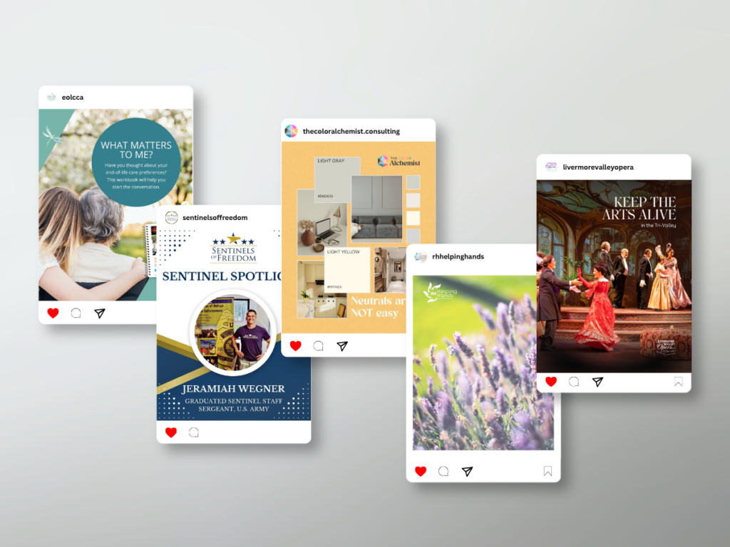 instagram 2 week turnaround example.